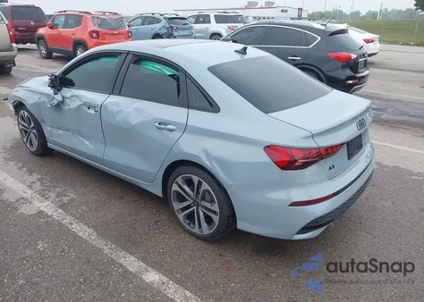 2025 Audi A3 Premium Plus 40 Tfsi Quattro S Tronic из США, поврежденный, VIN WAUHUDGY0SA075043